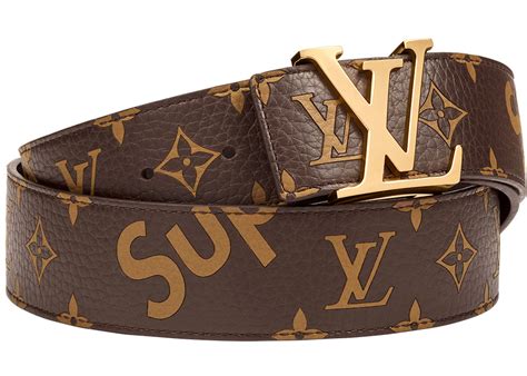 louis vuitton supreme belt|louis vuitton monogram belt black.